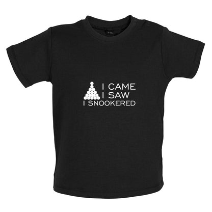 I Came I Saw I Snookered Baby T Shirt