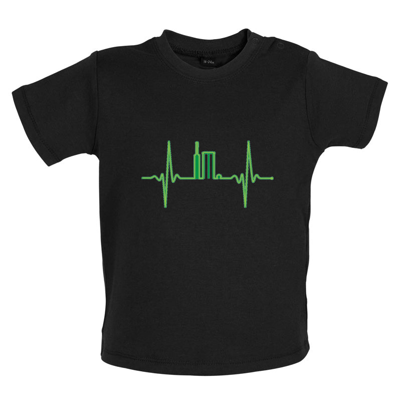 Heartbeat Cricket Baby T Shirt