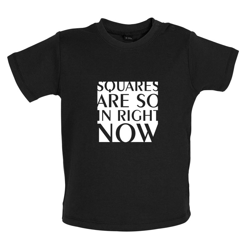 Squares Are So In Right Now Baby T Shirt