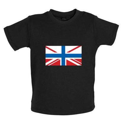 Russian Union Jack Baby T Shirt