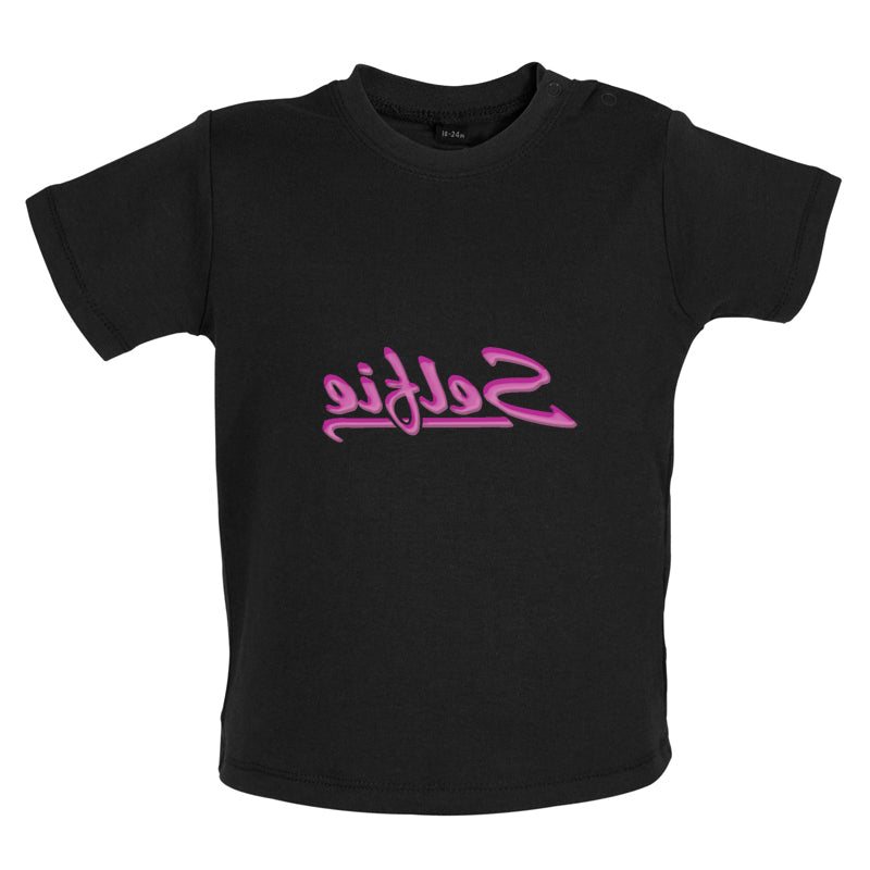 Selfie Backwards Baby T Shirt