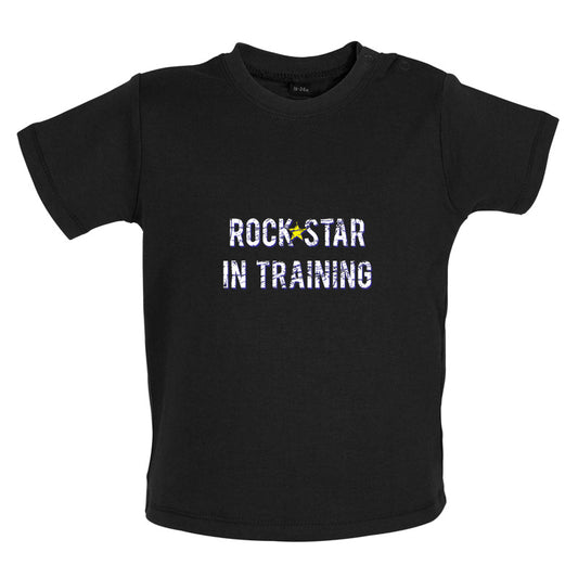 Rock Star In Training Baby T Shirt