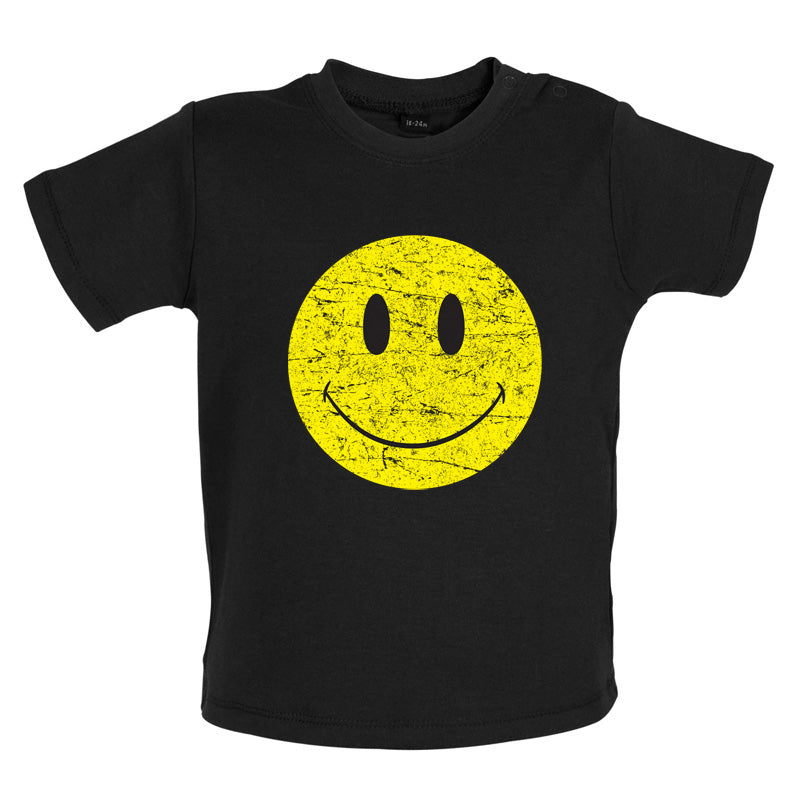 Smiley Rave Face Baby T Shirt