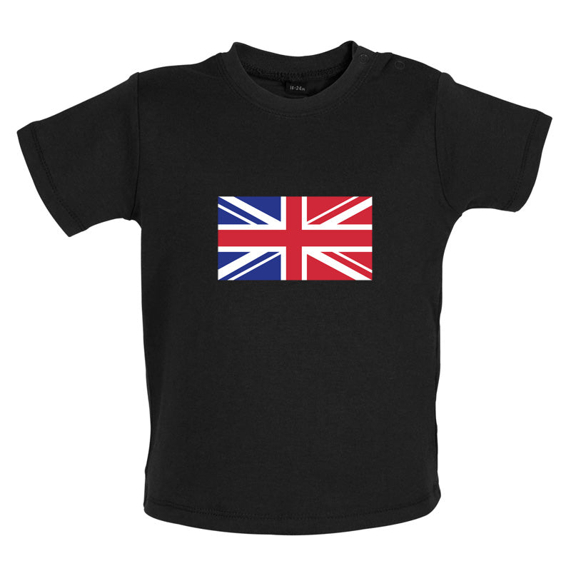 French Union Jack Flag Baby T Shirt