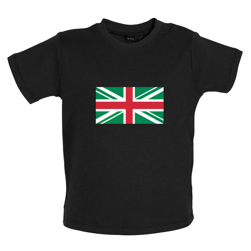 Union Jack Nigeria Flag Baby T Shirt