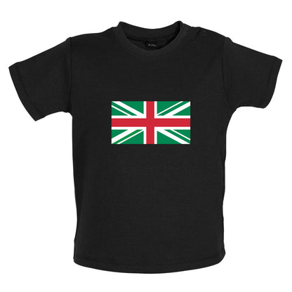Union Jack Nigeria Flag Baby T Shirt