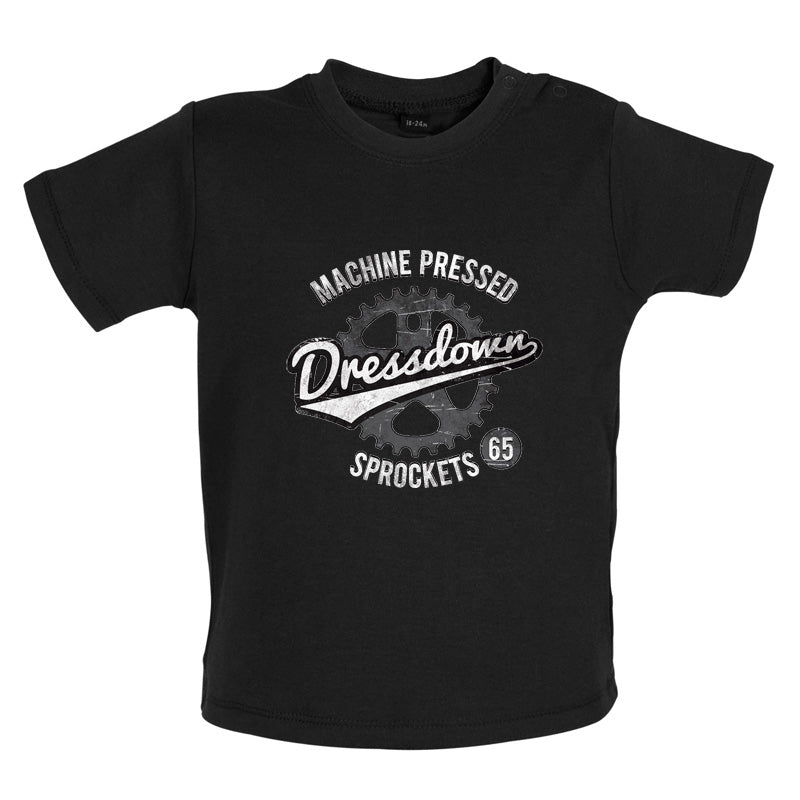 Machine Pressed Sprockets Dressdown Baby T Shirt
