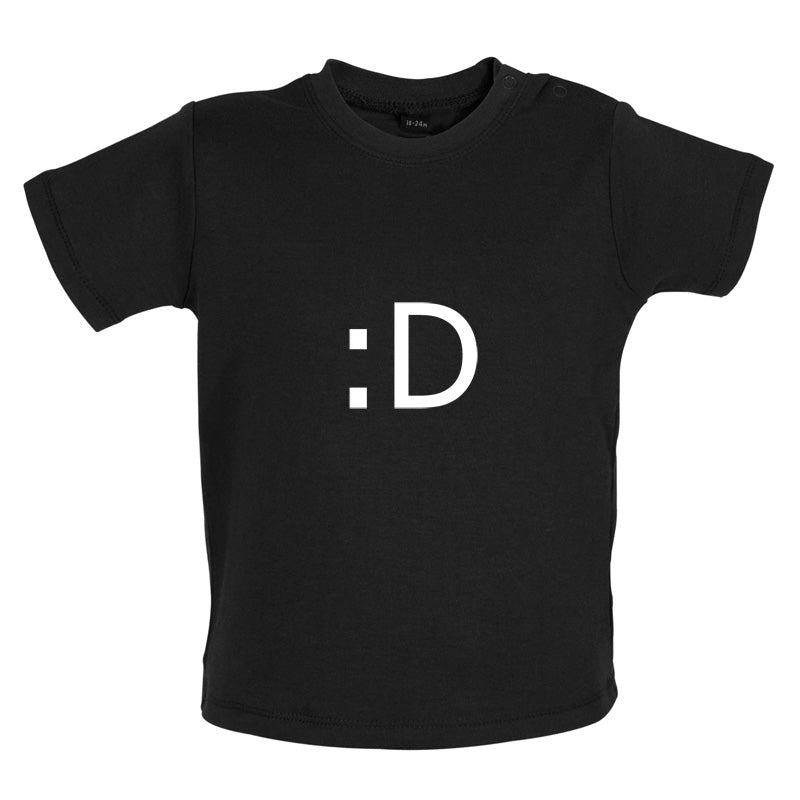 Grin Smiley Baby T Shirt