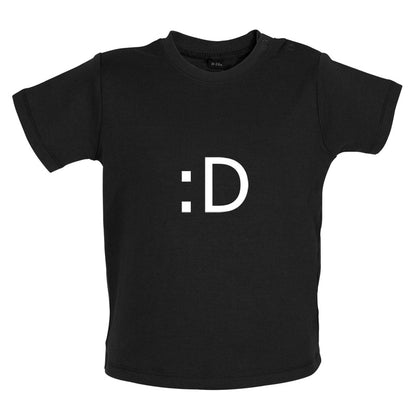 Grin Smiley Baby T Shirt
