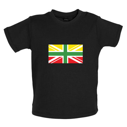 Lithuanian Union Jack Baby T Shirt