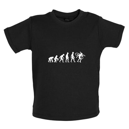 Evolution Of Man Cyclo-cross Baby T Shirt