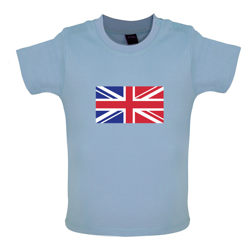 French Union Jack Flag Baby T Shirt