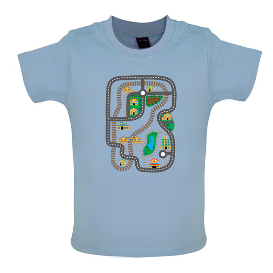 Car Play Mat Baby T Shirt