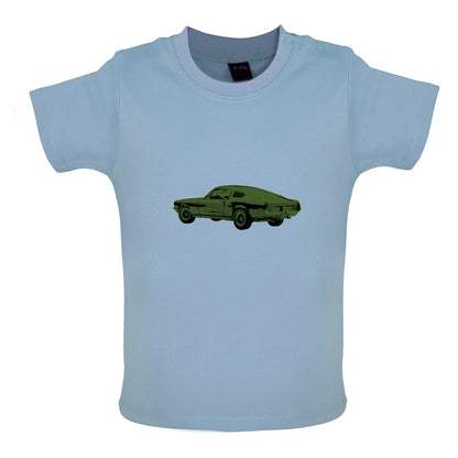 Classic American Muscle Car Baby T Shirt