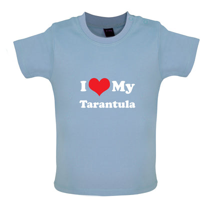 I Love My Tarantula Baby T Shirt