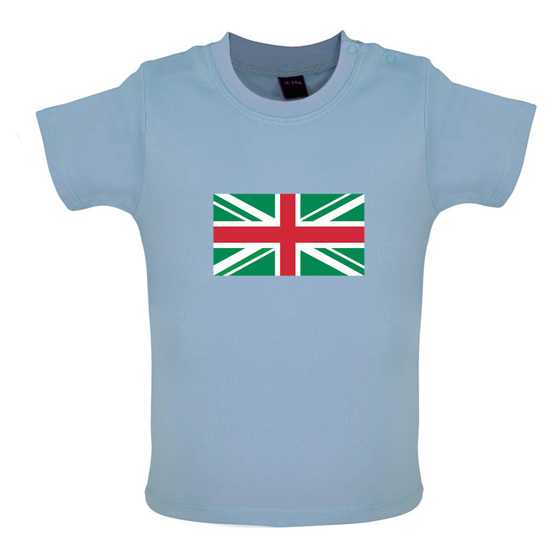Union Jack Nigeria Flag Baby T Shirt