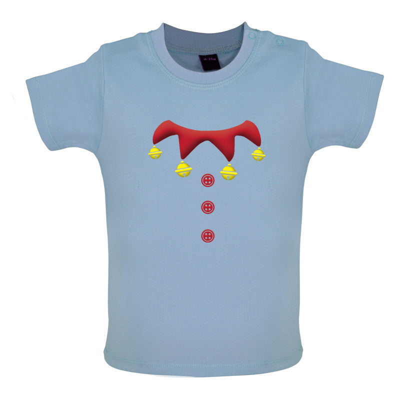 Christmas Elf Suit Baby T Shirt