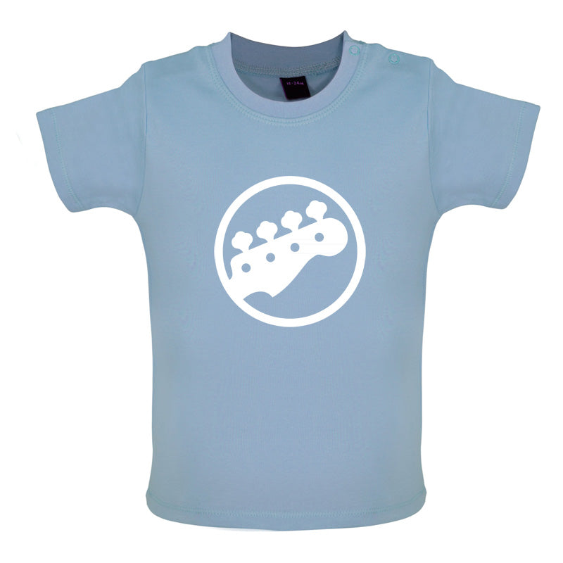 Bass Guitar Headstock Baby T Shirt