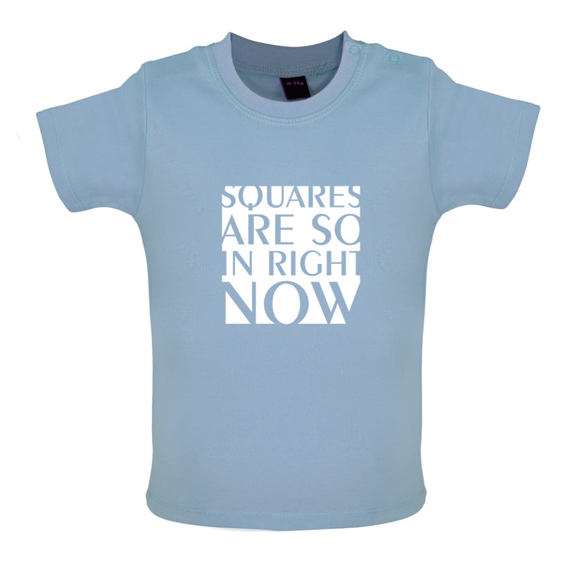 Squares Are So In Right Now Baby T Shirt