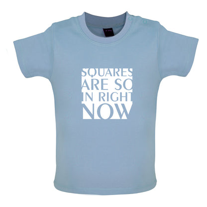 Squares Are So In Right Now Baby T Shirt