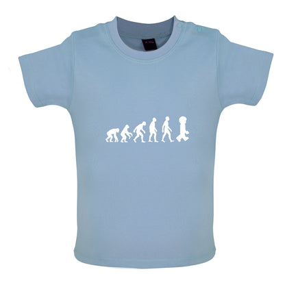 Evolution Of Man Master Builder Baby T Shirt