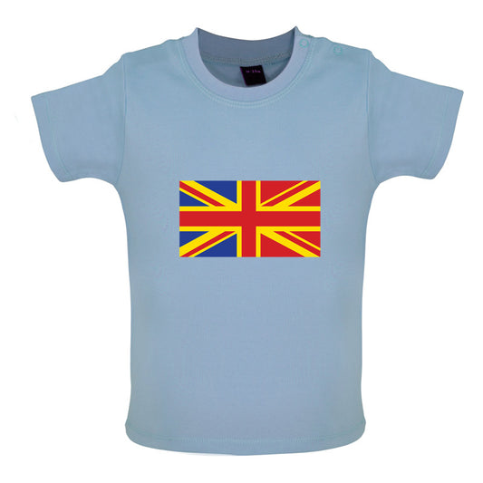 Romanian Union Jack Baby T Shirt
