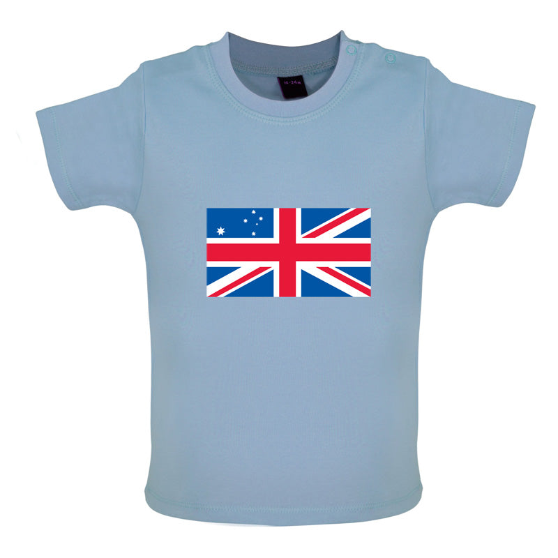Australian Union Jack Flag Baby T Shirt