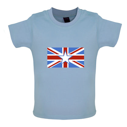 Somalian Union Jack Flag Baby T Shirt