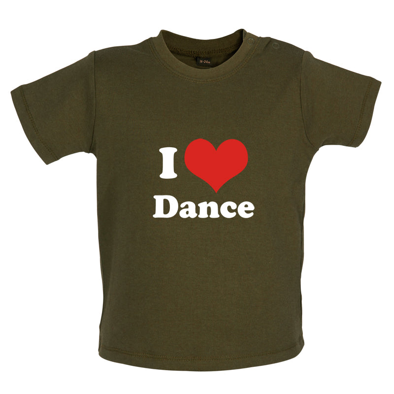 I Love Dance Baby T Shirt