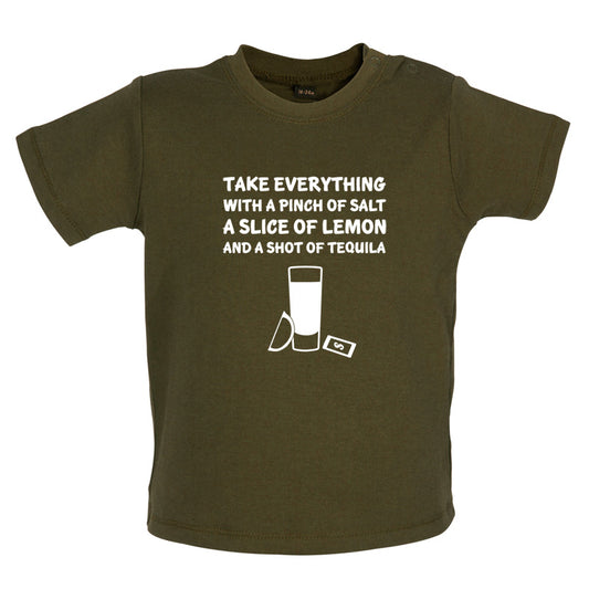 Take With A Pinch Of Salt Baby T Shirt