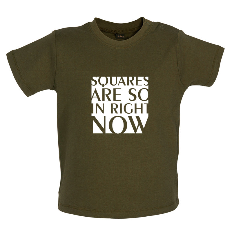 Squares Are So In Right Now Baby T Shirt