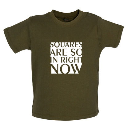 Squares Are So In Right Now Baby T Shirt