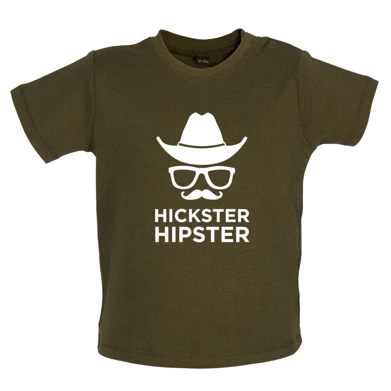 Hickster Hipster Baby T Shirt
