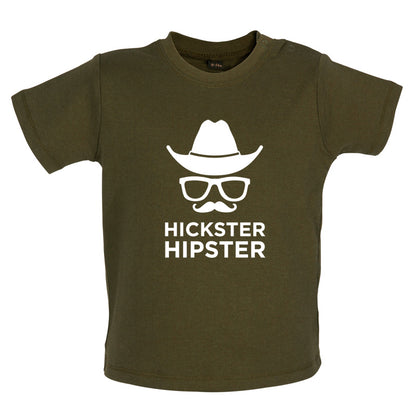 Hickster Hipster Baby T Shirt