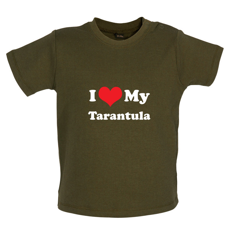 I Love My Tarantula Baby T Shirt