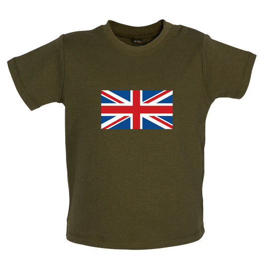 Union Jack Flag Baby T Shirt