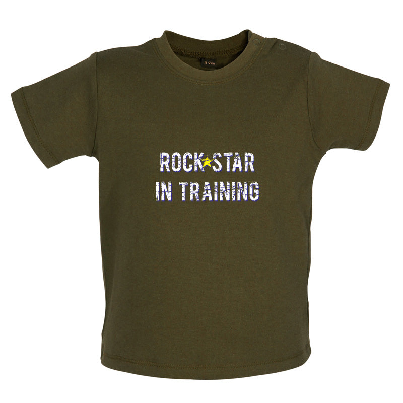 Rock Star In Training Baby T Shirt