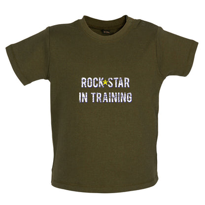 Rock Star In Training Baby T Shirt