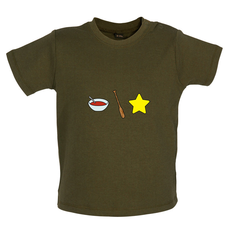 Soup Oar Star (Superstar) Baby T Shirt
