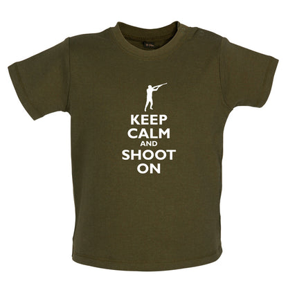 Keep Calm and Shoot On Baby T Shirt