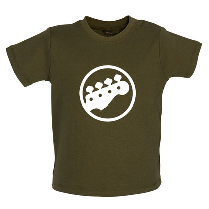 Bass Guitar Headstock Baby T Shirt
