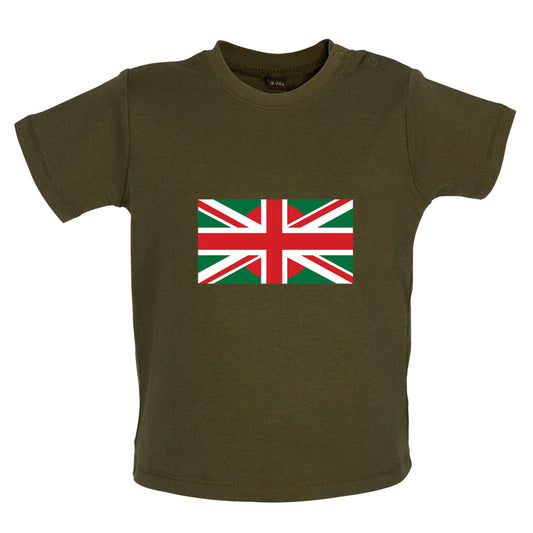 Bangladesh Union Jack Flag Baby T Shirt