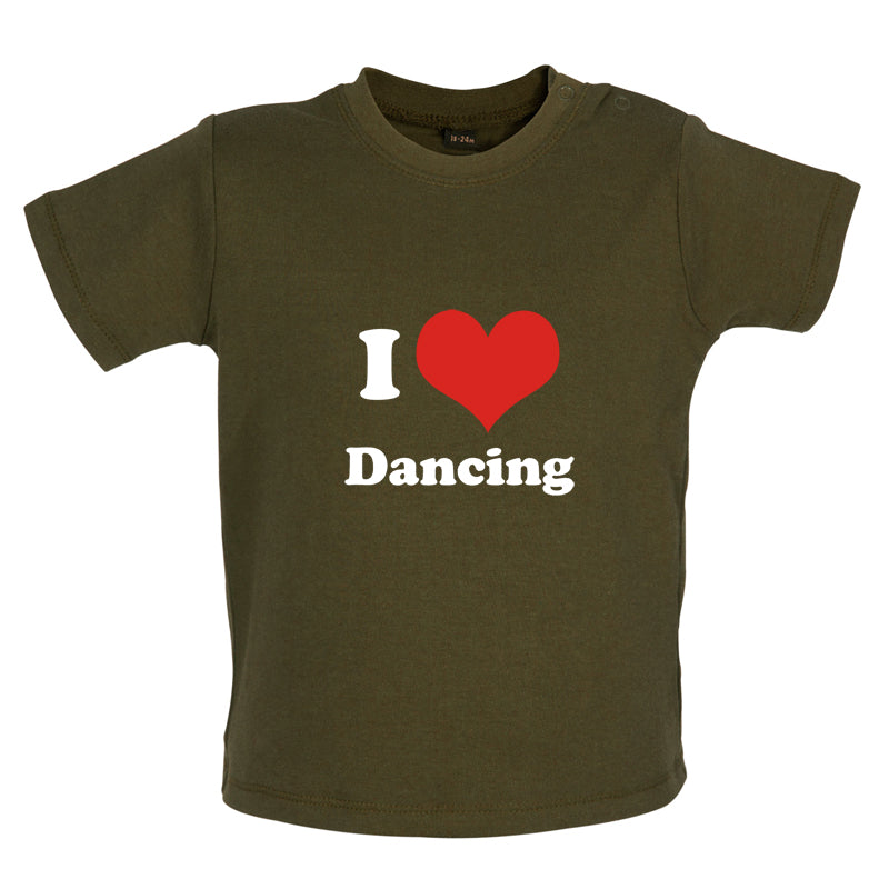 I Love Dancing Baby T Shirt