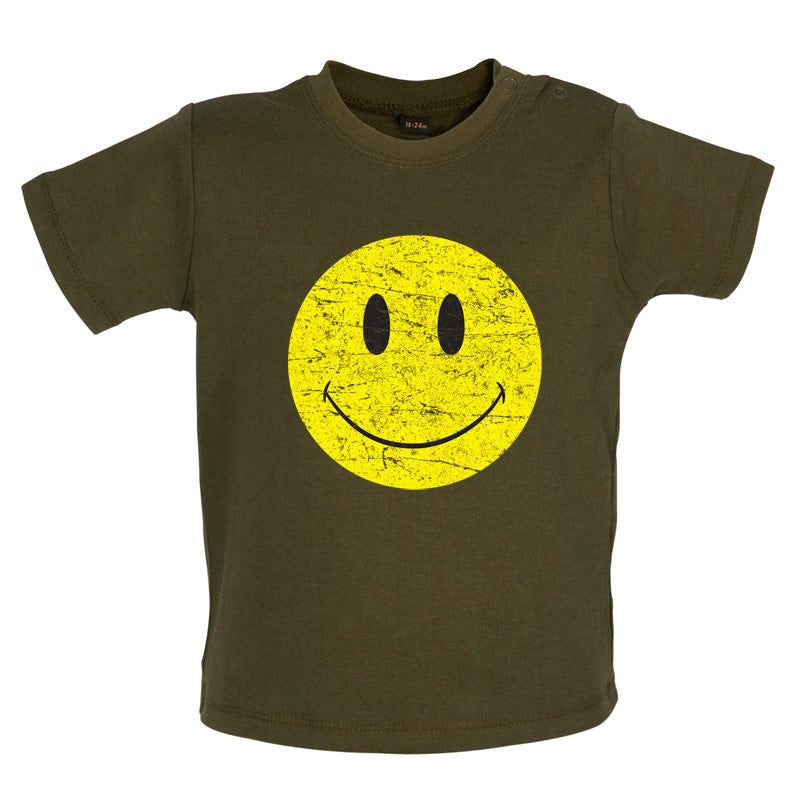 Smiley Rave Face Baby T Shirt