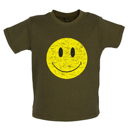 Smiley Rave Face Baby T Shirt