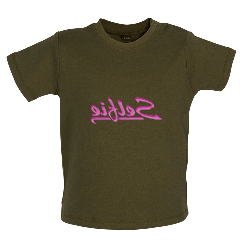 Selfie Backwards Baby T Shirt