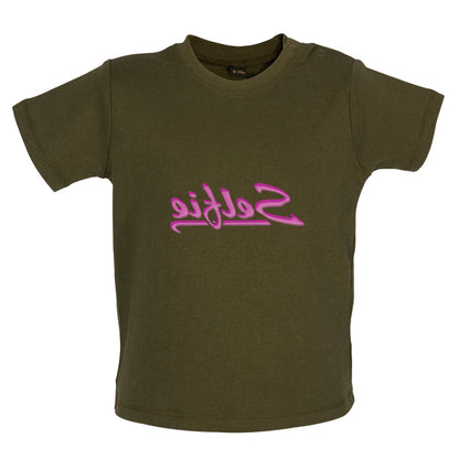 Selfie Backwards Baby T Shirt