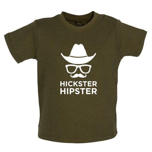 Hickster Hipster Baby T Shirt