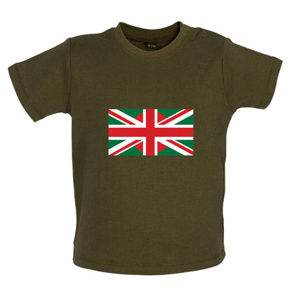 Bangladesh Union Jack Flag Baby T Shirt
