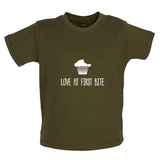 Love At First Bite Baby T Shirt